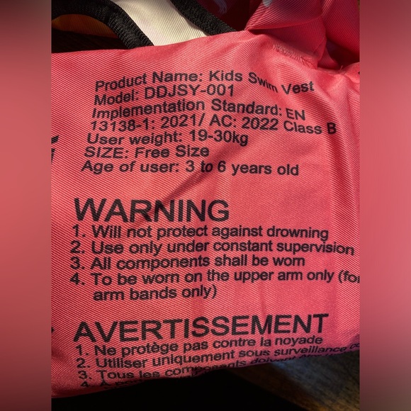 Chriffer Kids Swim Vest Life Jacket - Picture 7 of 7